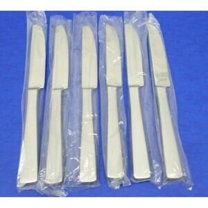 6 WMF Cromargan ROYAL FROSTED Wide Handle 18/10 Stainless Flatware DINNER KNIVES